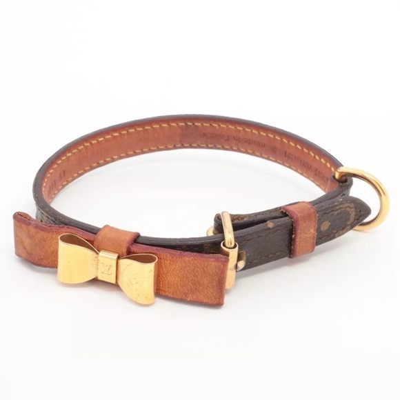 Louis Vuitton Laisse Baxter MM Pet Leash & Collar - M58056 & TH1008 - Picture 5 of 11